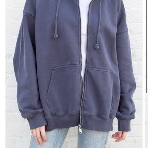 Brandy Melville Christy Hoodie. Oversized. Navy